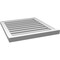 Ekena Millwork Vertical Surface Mount PVC Gable Vent: Functional, w/ 2"W x 2"P Brickmould Sill Frame, 24"W x 26"H GVPVE24X2603SF - alternate 5
